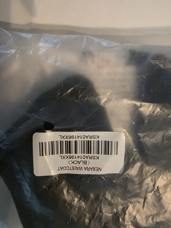 Black Lace-Up Waistcoat Top - Picture 3 of 5